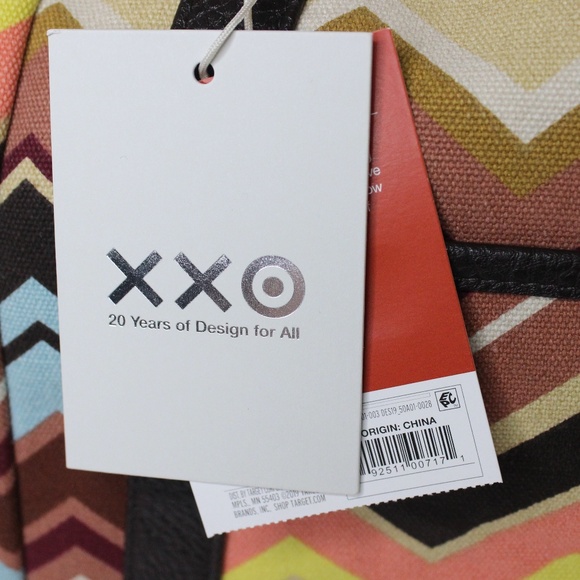 Missoni Colore Zig Zag Large Tote Handbag Target - Picture 3 of 5